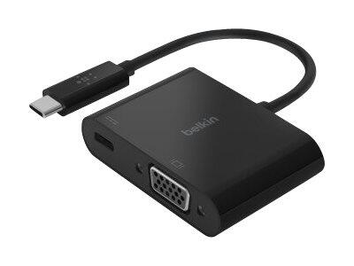 Belkin CONNECT USB-C auf VGA-Adapter, 60W PD, schwarz (AVC001btBK) Belkin CONNECT USB-C auf VGA-Adapter, 60W PD, schwarz (AVC001btBK)